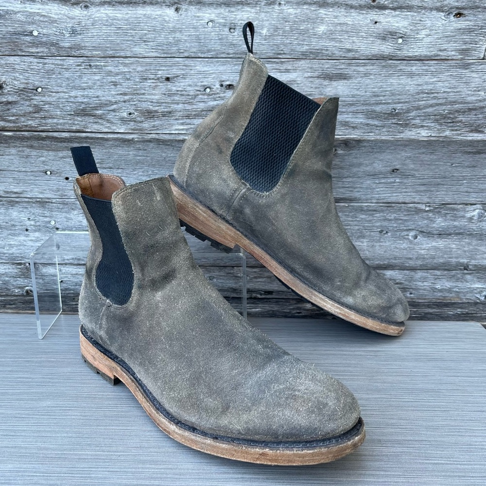 FRYE Bowery Chelsea Suede Boots / Ms-Sz 9.5
